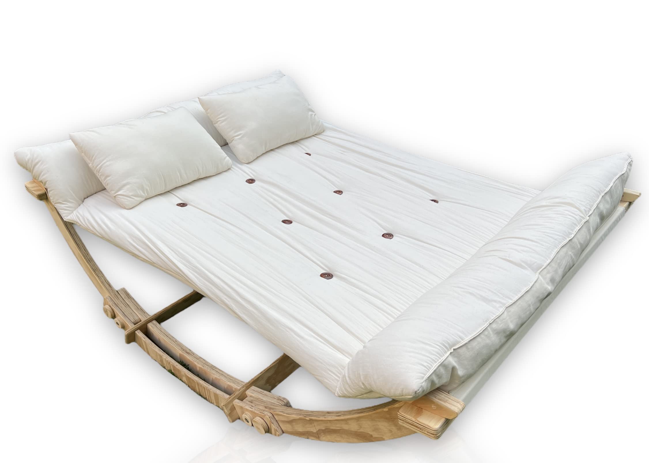 Hamaca Mecedora Matrimonial  (plegable) – Espacio para Compartir y Descansar