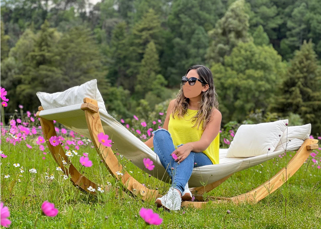 Hamaca Mecedora Individual (Plegable) – Tu Espacio de Descanso