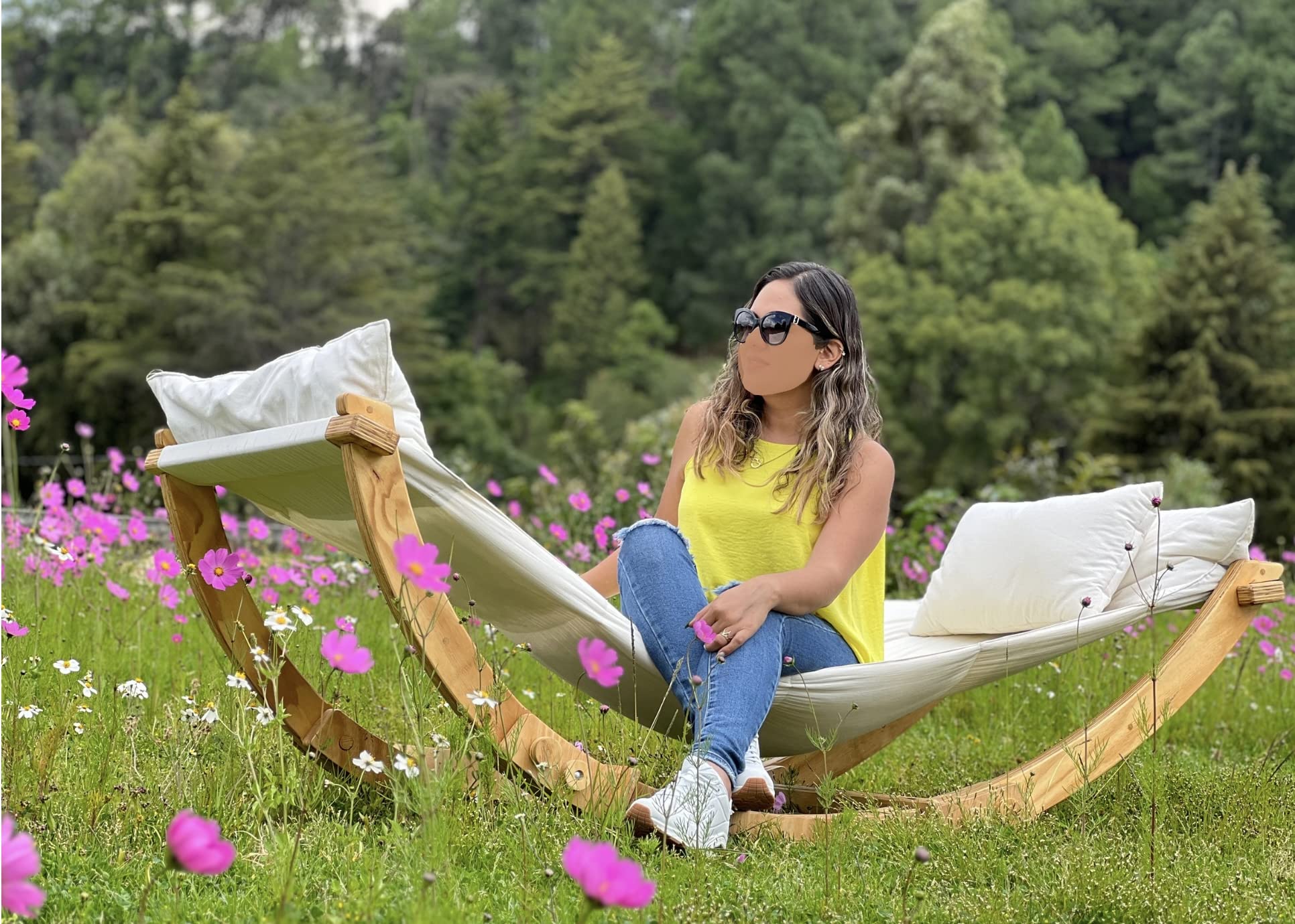 Hamaca Mecedora Individual (Plegable) – Tu Espacio de Descanso